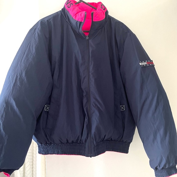 Women’s reversible Tommy Jeans puffer jacket 🩷 Size M - Picture 4 of 6